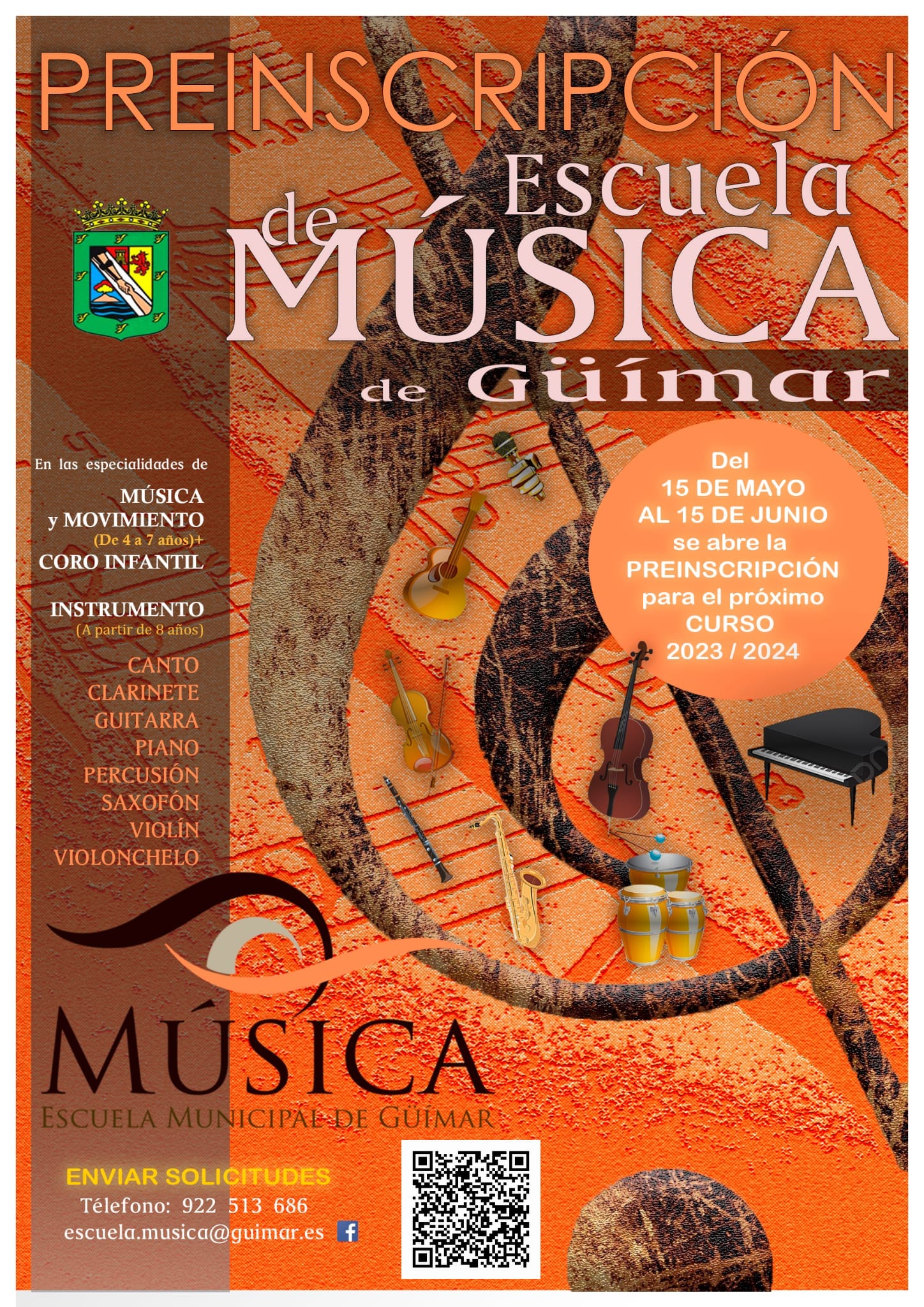 Preinscripción Escuela de Música.