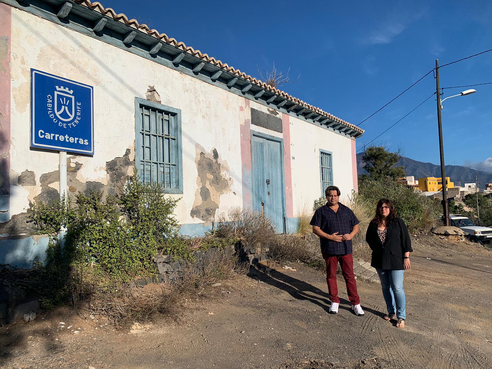 Gustavo Pérez (Alcalde) Nayra Caraballero (concejala de Desarrollo Rural)