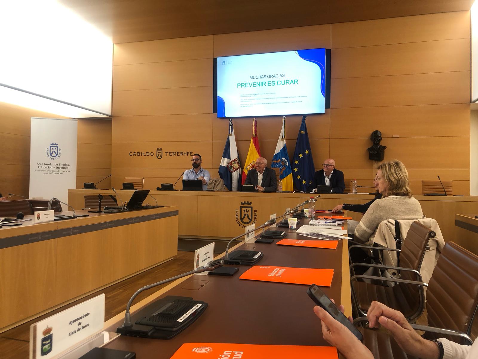 I Mesa Insular de Prevención del Cabildo de Tenerife