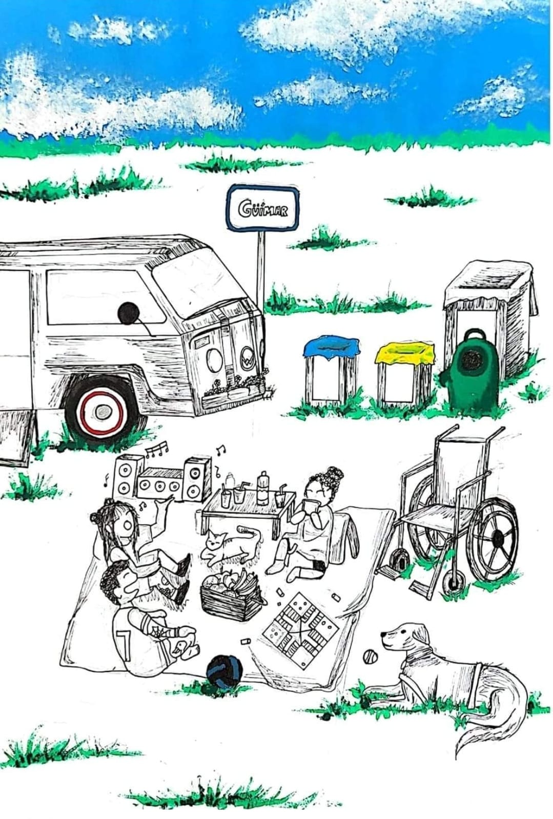 CONCURSO DE DIBUJO PARA LA DESIGNACIÓN DEL CARTEL CONMEMORATIVO DEL DÍA INTERNACIONAL DE LOS DERECHOS DE LAS PERSONAS CON DISCAPACIDAD. 