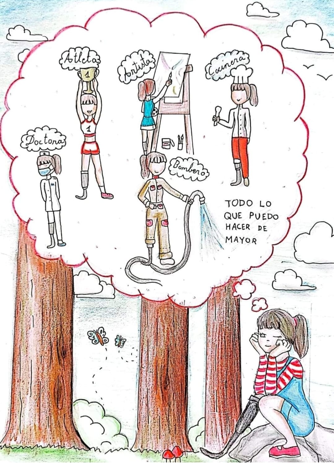 CONCURSO DE DIBUJO PARA LA DESIGNACIÓN DEL CARTEL CONMEMORATIVO DEL DÍA INTERNACIONAL DE LOS DERECHOS DE LAS PERSONAS CON DISCAPACIDAD. 