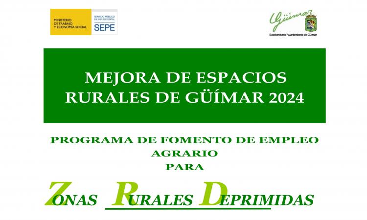 Mejora espacios rurarles de Güímar 2024