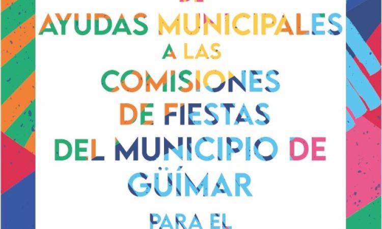 CONVOCATORIA PARA LA CONCESIÓN DE AYUDAS MUNICIPALES A LAS COMISIONES DE FIESTAS PARA EL AÑO 2025