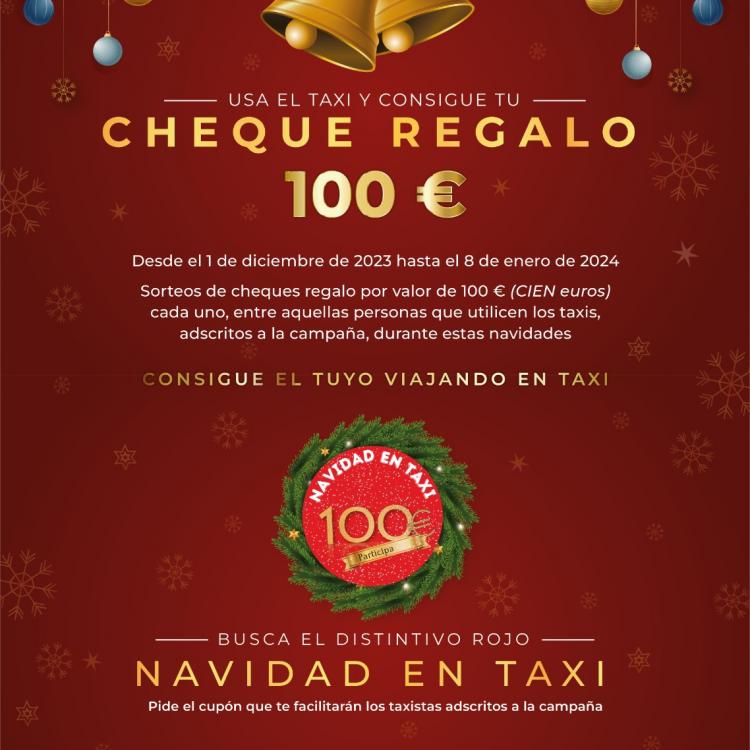 Cartel campaña de taxi en guimar