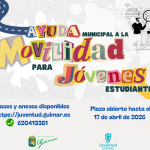Anuncio Ayuda Movilidad para jóvenes estudiantes 2025-2026